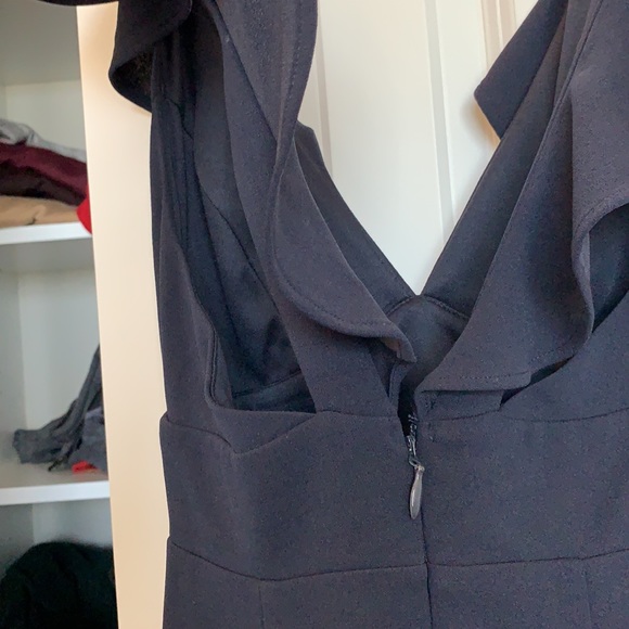 Lulus Navy Blue Long Formal Dress Small Low back - Picture 6 of 9